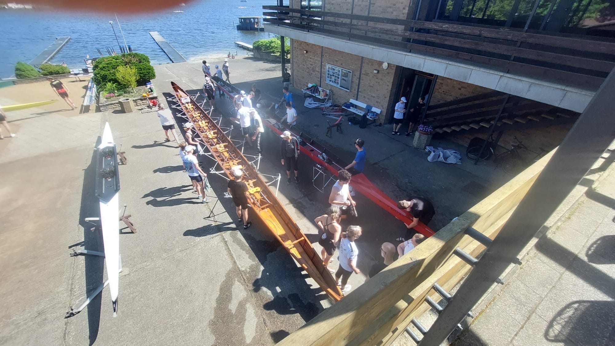 Vorbereitung der Boote