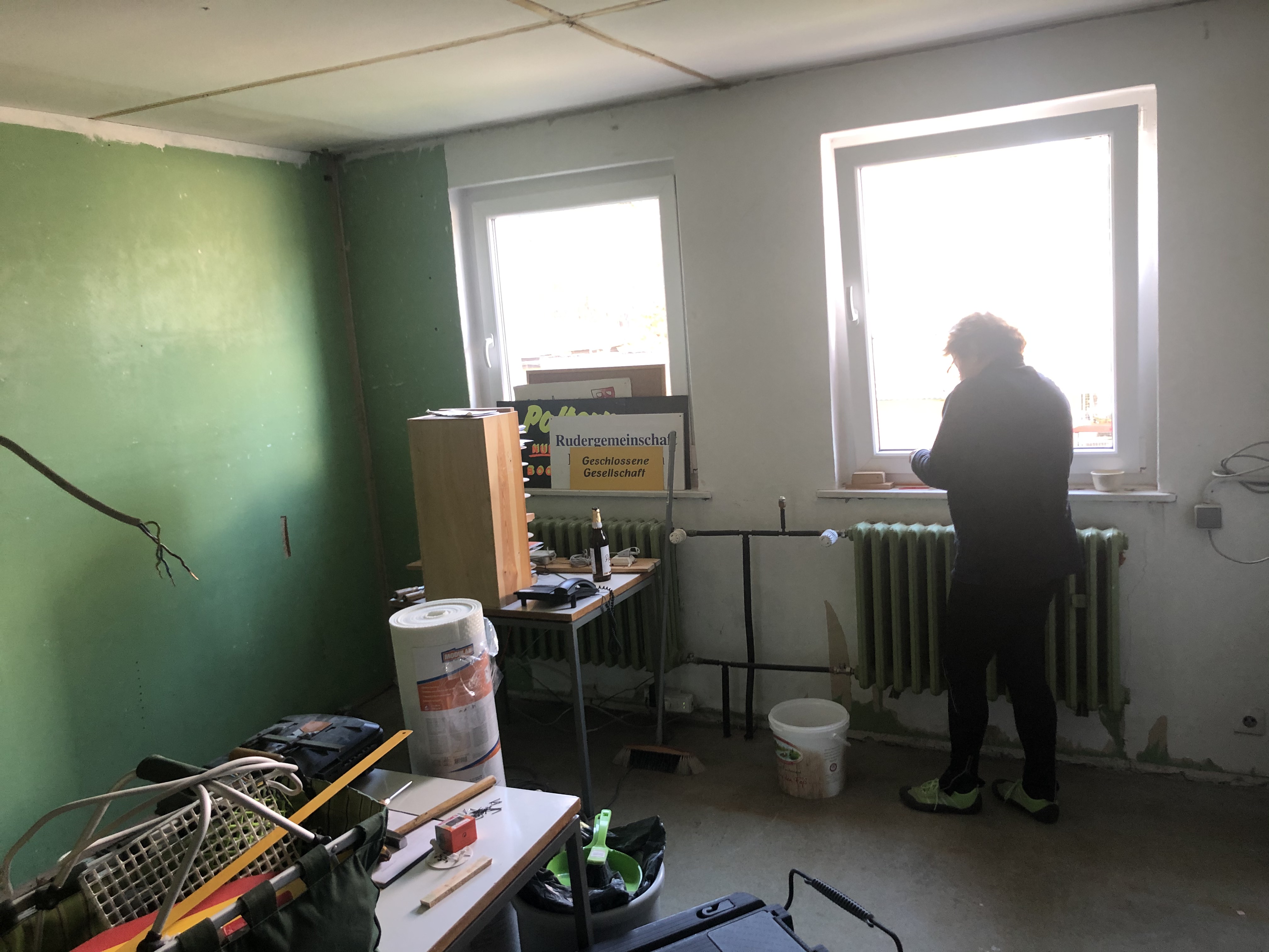 Read more about the article Arbeiten im Vorstandszimmer haben begonnen