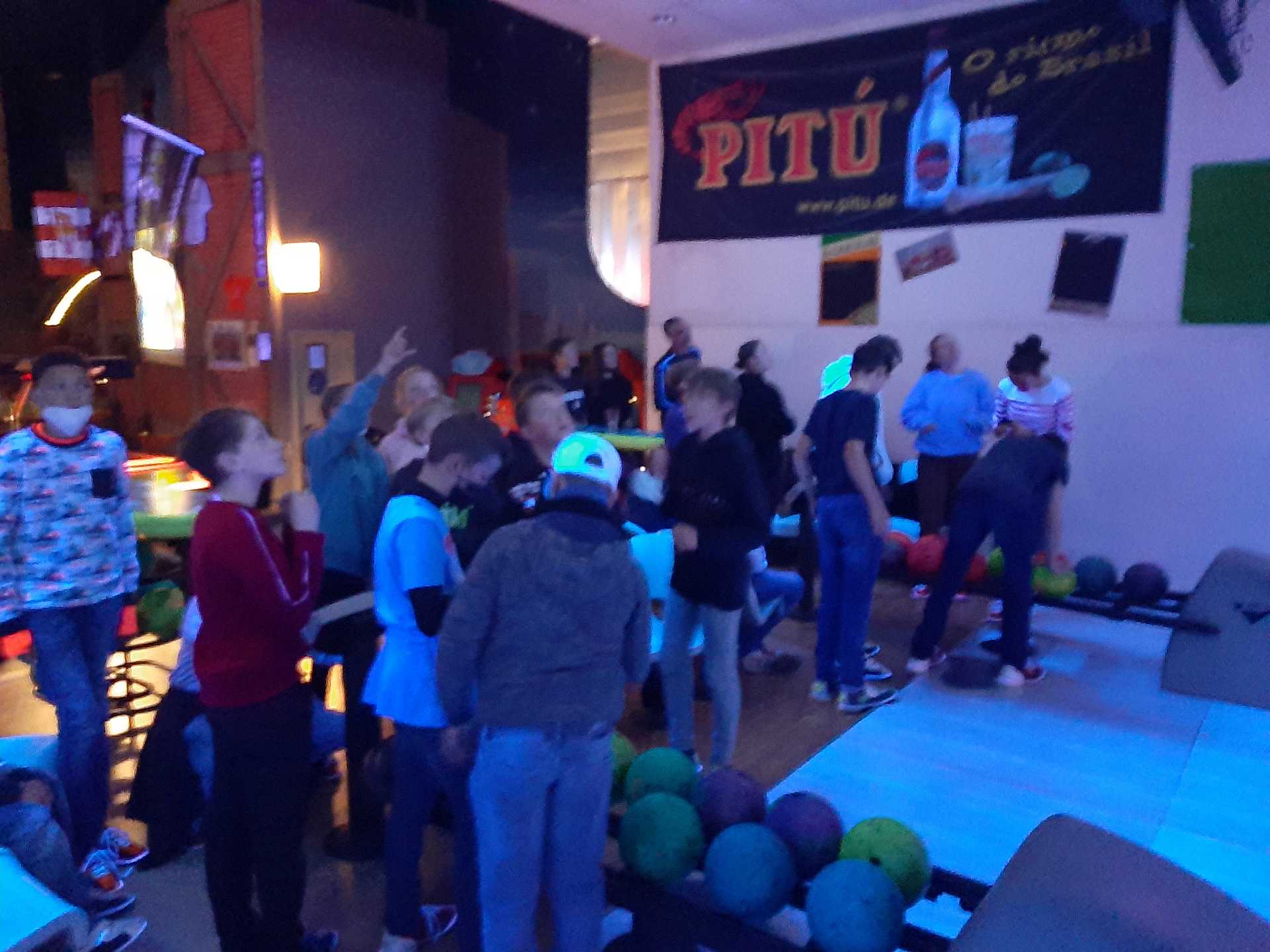 Beim Bowling