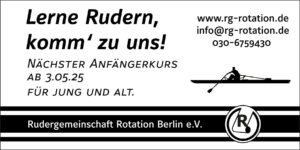 Read more about the article 18.02.2025 – Anfängerkurs Rudern im Mai 2025