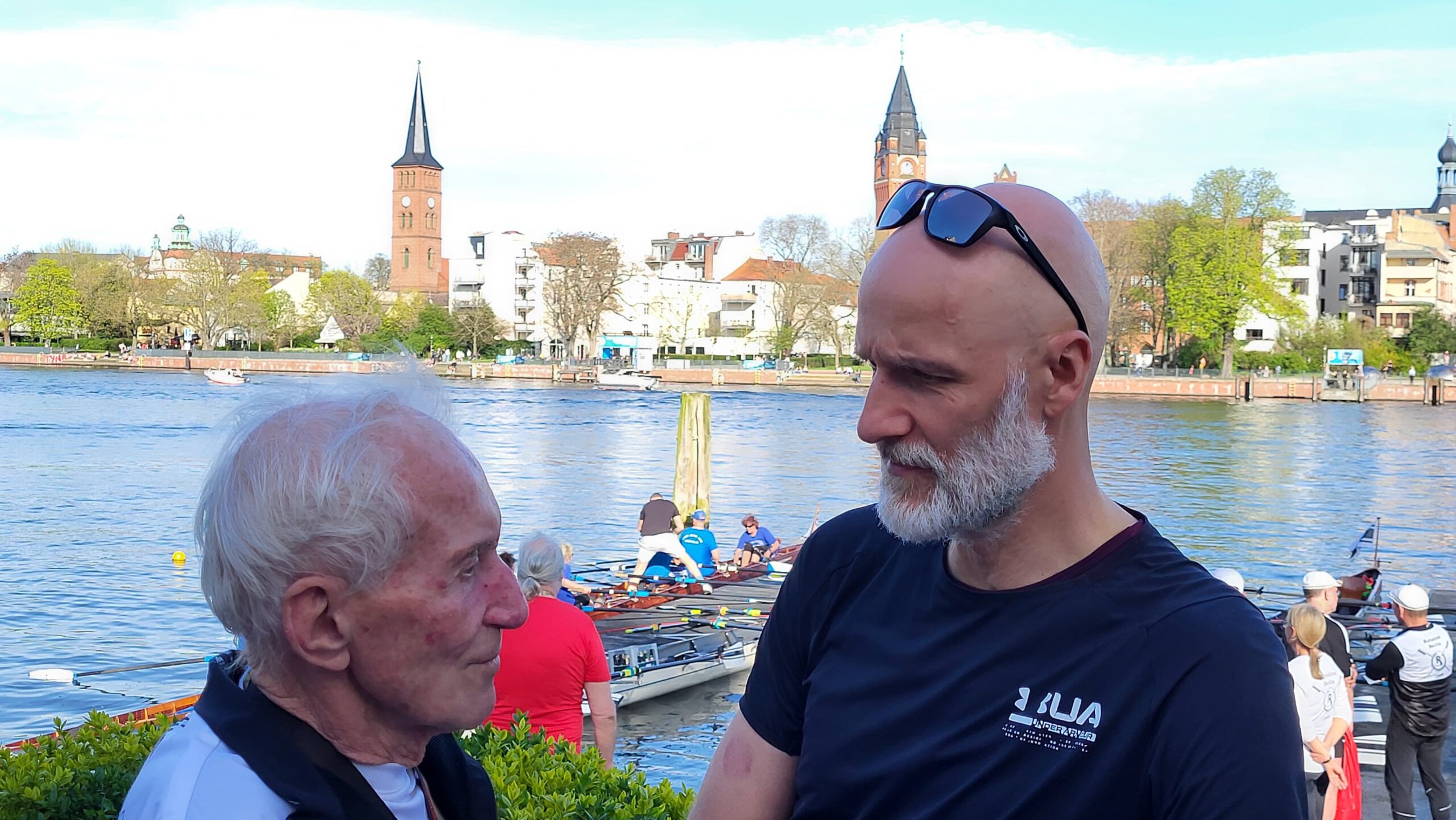 ... vor schöner Kulisse
