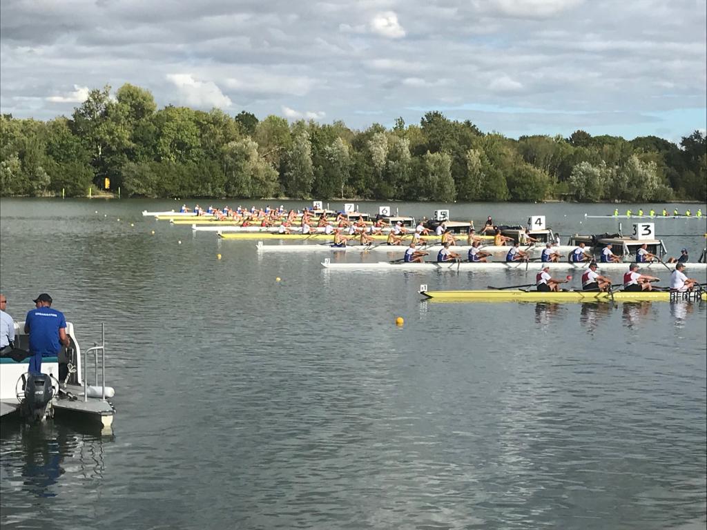 Start zum zweiten Achter