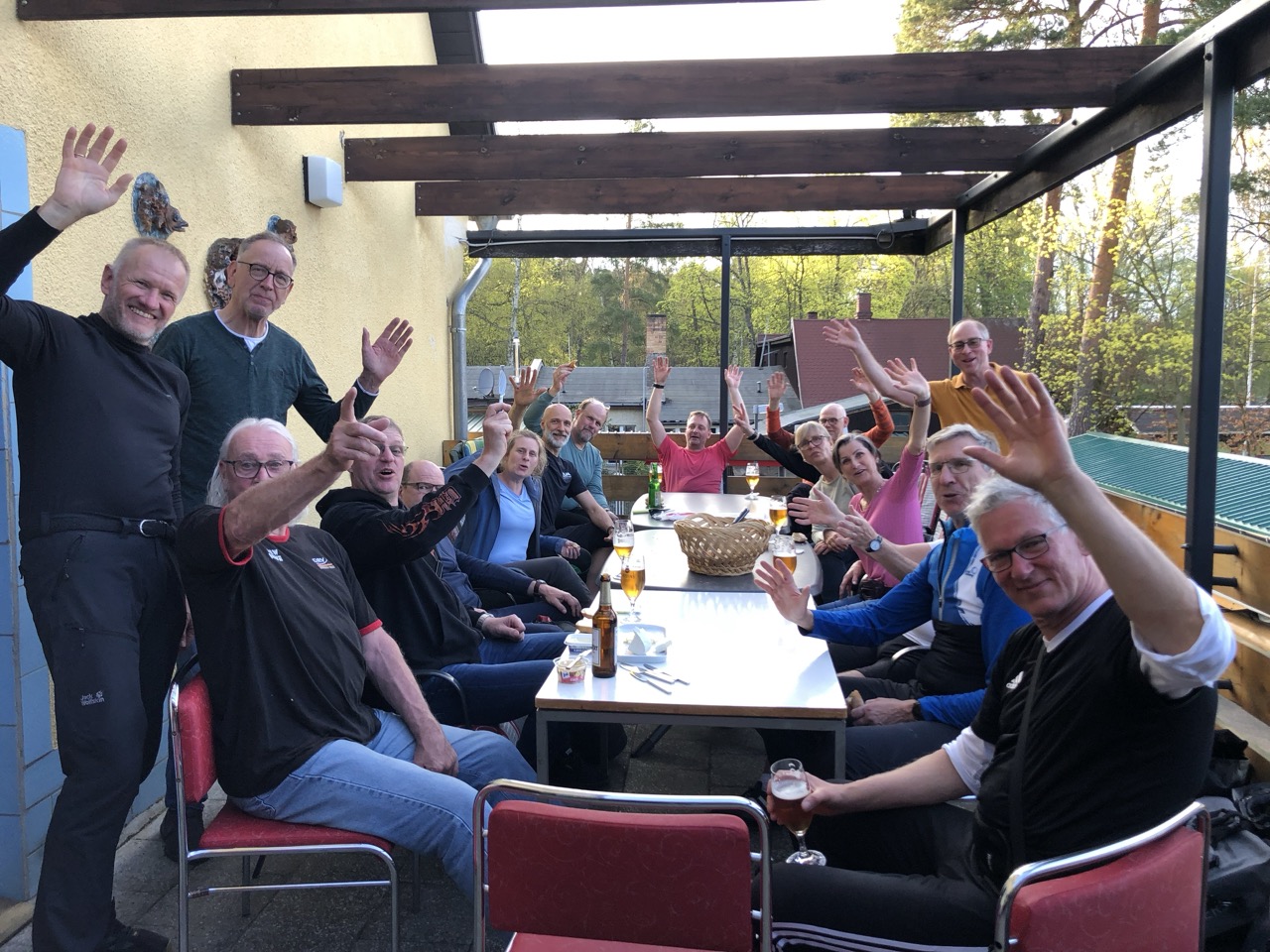 Abschliessender Gruß von der Vereinsterrasse