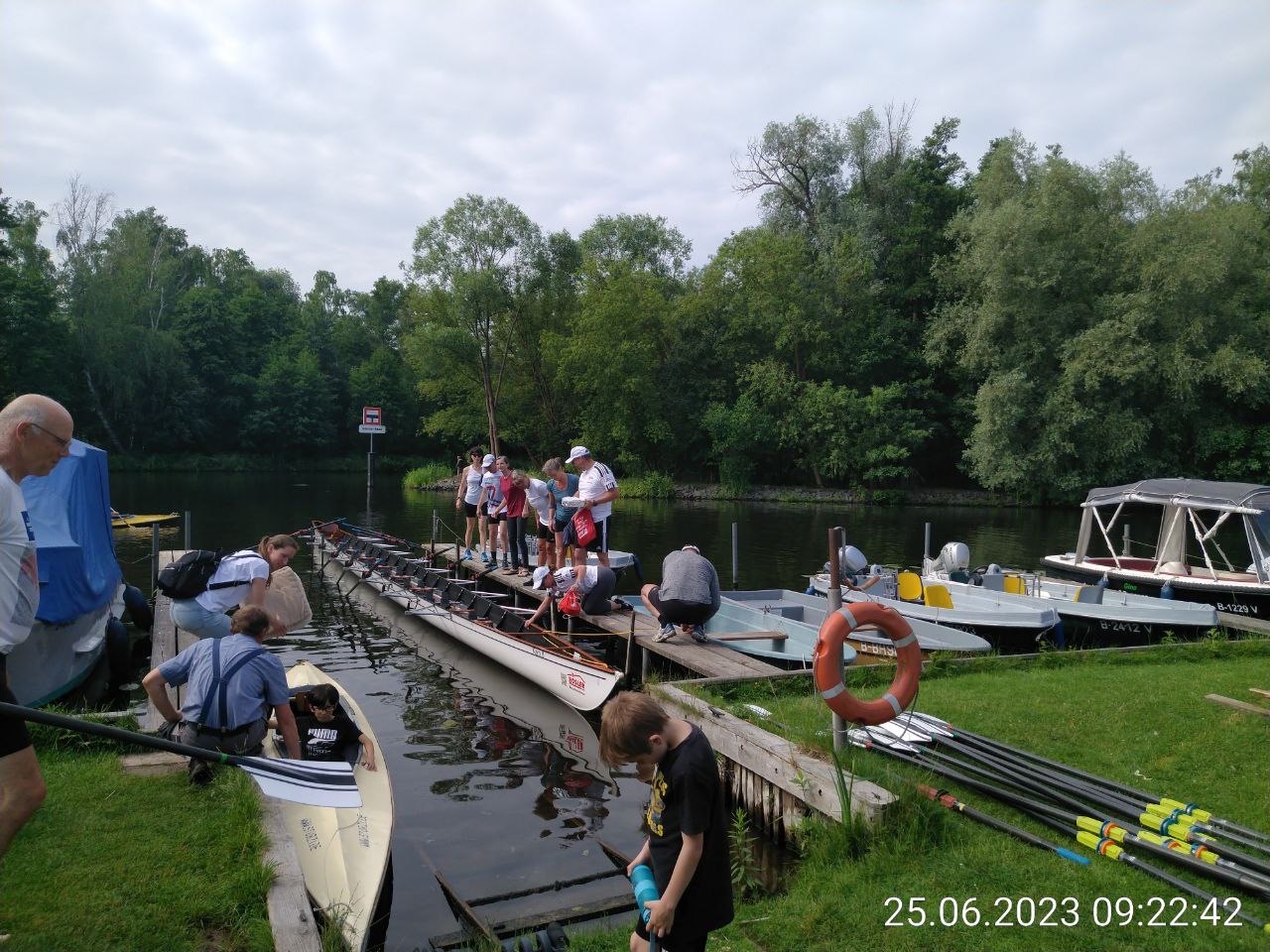 Ankunft des Achters