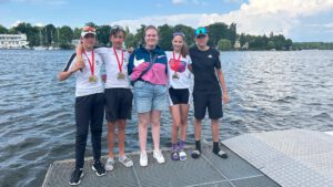 Read more about the article 03.07.2024 – Von Grünau über Bremen und Rüdersdorf zurück nach Grünau – erfolgreiche Regattasaison unserer U15!