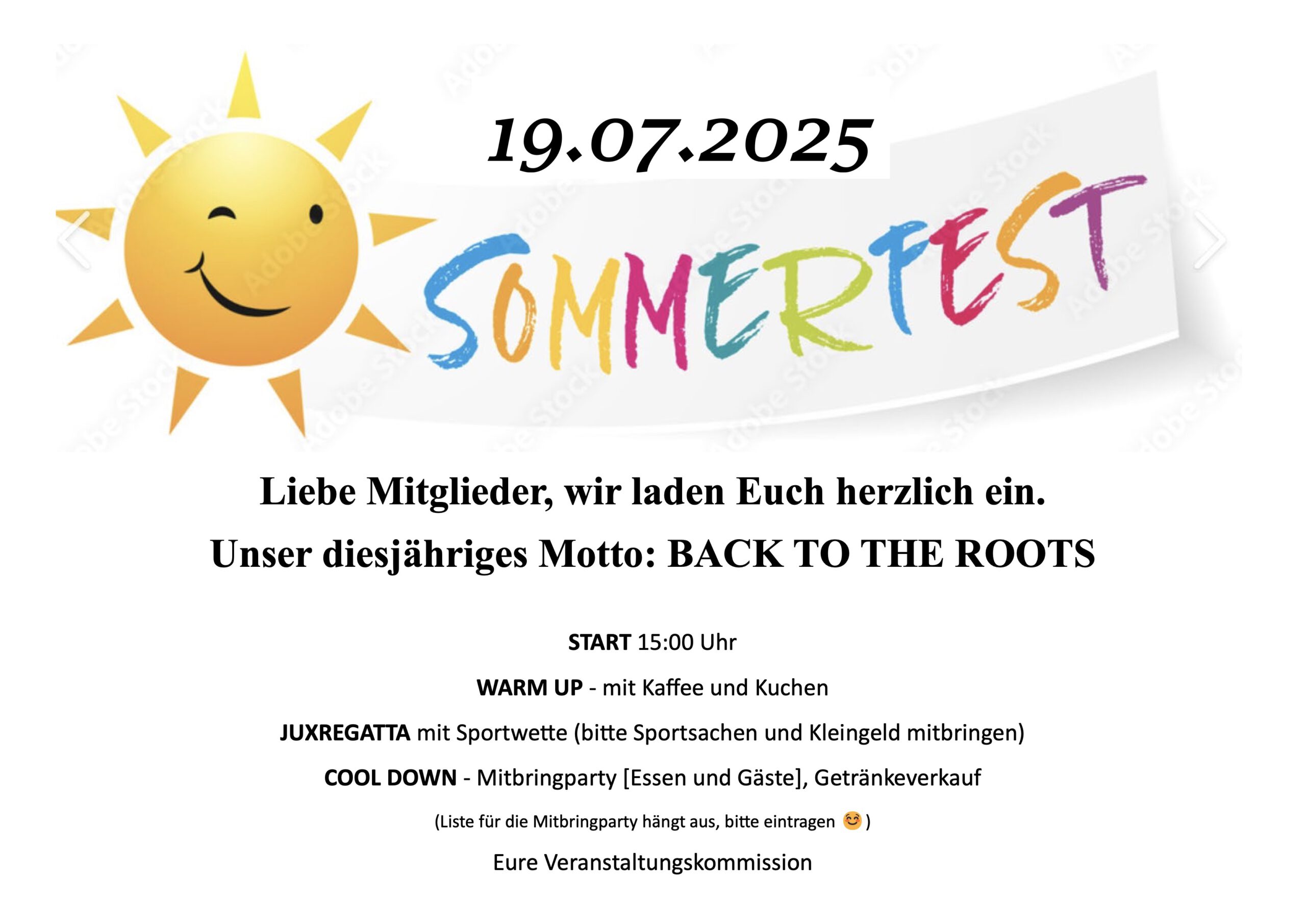 You are currently viewing 19.07.2025 – Sommerfest im Verein